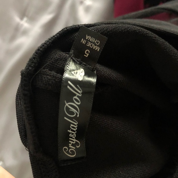 Party dress black and maroon - Picture 2 of 3